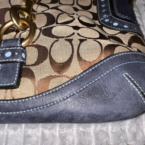 Coach Vintage Perforated Duffel Handbag - Limited Edition! - Picture 11 of 16